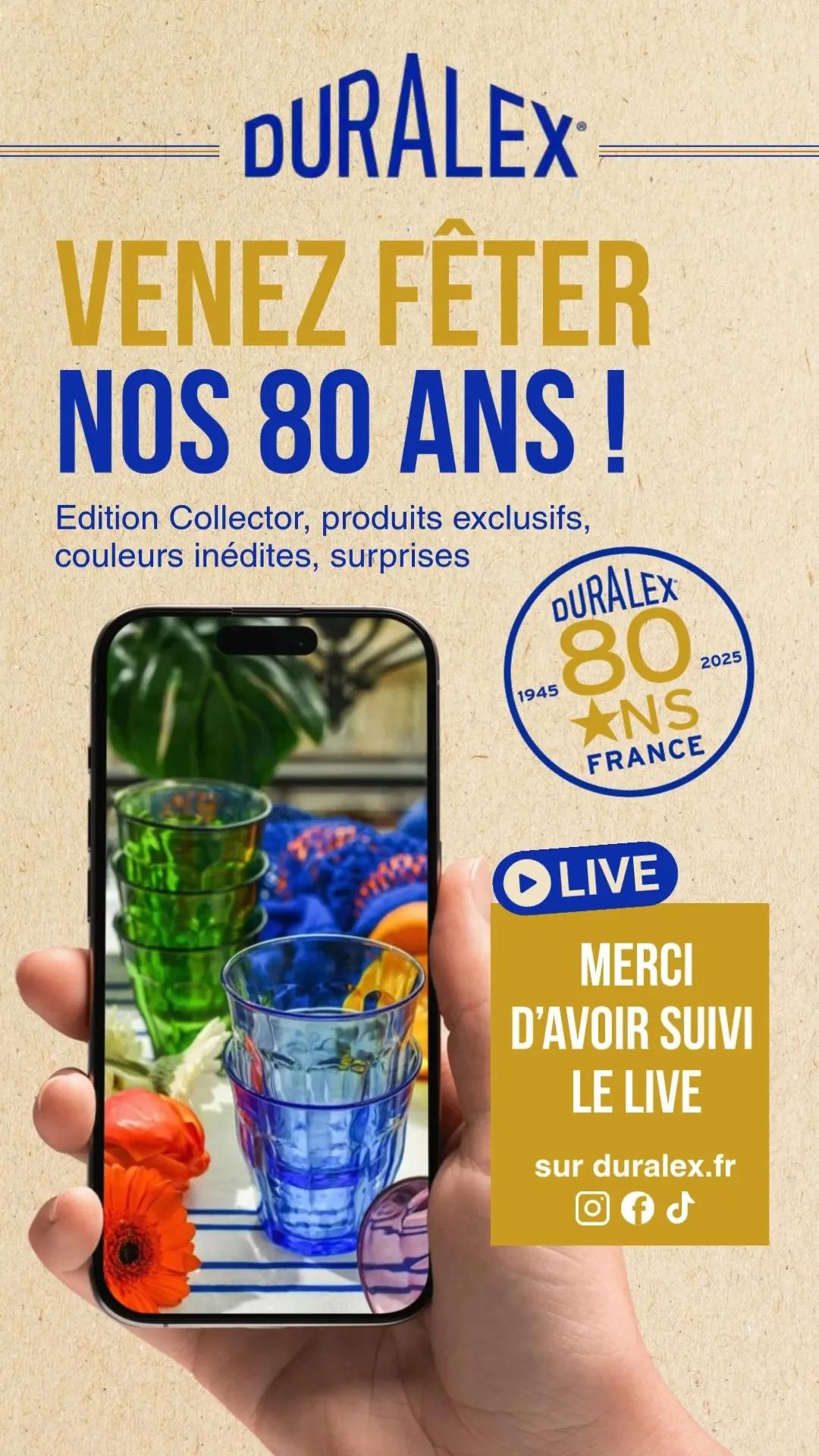 Duralex : 80 ans d'une icône française célébrés en live 10