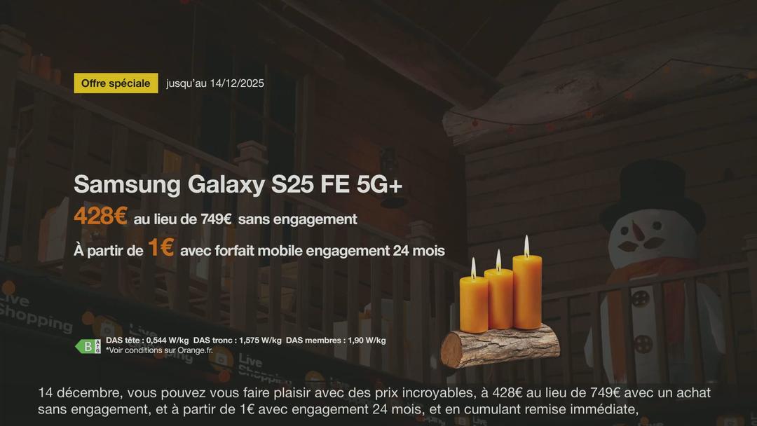 La magie de Noël en live avec Orange & Android 15